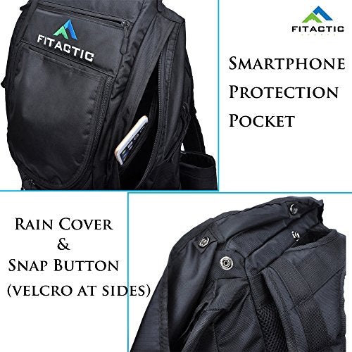 FITACTIC Luxury Frisbee Disc Golf Bag Backpack (Capacity: 25-30 Discs)