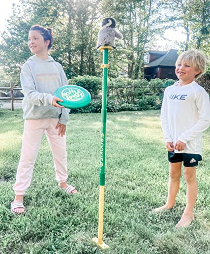 Bottle Bash Outdoor Flying Disc Game Set – Frisbee Toss Backyard and Beach Game for Family, Adult & Kids - Beersbee & Polish Horseshoes - color: Rookie (Bottles Not Included)