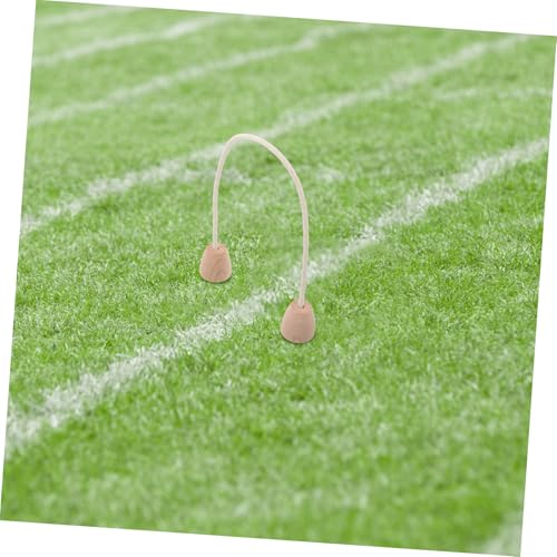 Outanaya 5pcs Croquet Wickets Wood Rope Hoops for Family Lawn Games Fun for Backyard and Park Sports