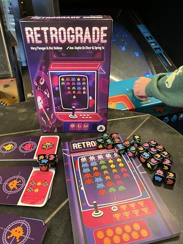 Retrograde, Fast-Paced Real-Time Dice Rolling Game, Ages 8+, 1 to 4 Players, Resonym Games