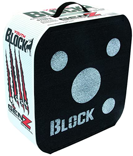 Block GenZ 16" Youth Open Archery Target, 40Lb Draw, Easy Removal, Multi-Color - style: GenZ (16")