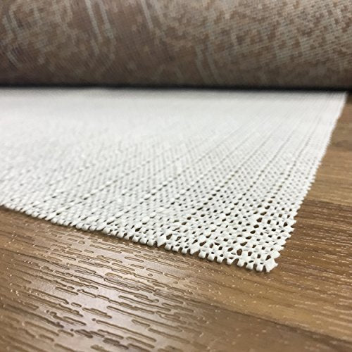 Superior Area Rug Pad, Non-Slip, Non-Skid, Floor Protector, Table Runner, Hardwood and Tile Floors Padding, Washable, Place Mats, Gripper Mat, Slide Stoppers, Rubber Rug Grip, 7' x 9', Cream - size: 7' x 9' (Rectangular)