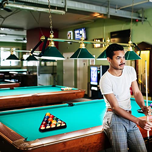 GSE Games & Sports Expert Black Plastic Billiard Pool Ball 8-Ball Triangle Racks / 9-Ball Diamond Pool Ball Racks Fit Standard 2-1/4" Billiard Pool Balls - color: Triangle Rack