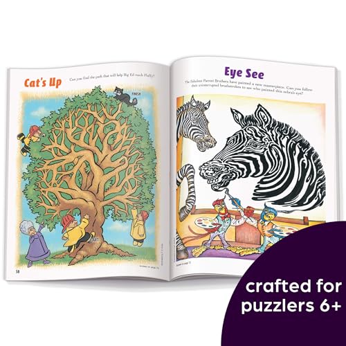 Highlights for Children Amazing Mazes Expert Maze Books for Kids Ages 6 and Up, 144 Pages, 2-Pack of Activity Books for Kids, Screen Free Fun and Challenging Mazes