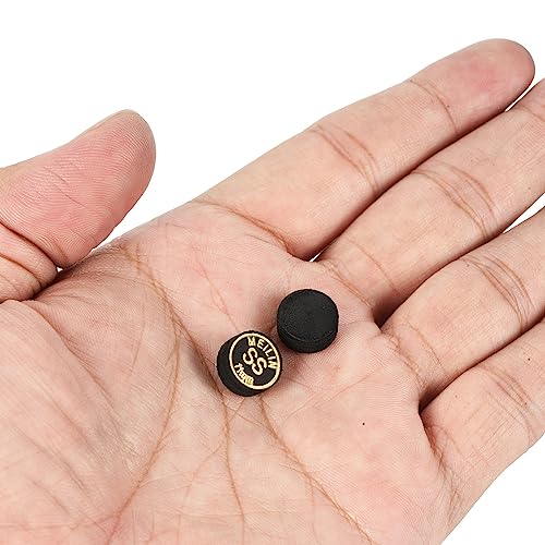 M METERXITY Pool Cue Tips - Laminated Billiard Cue Tips Multiple Layer Faux Leather Apply to Pool Cues/Snooker - size: 11mm, style: Super Soft