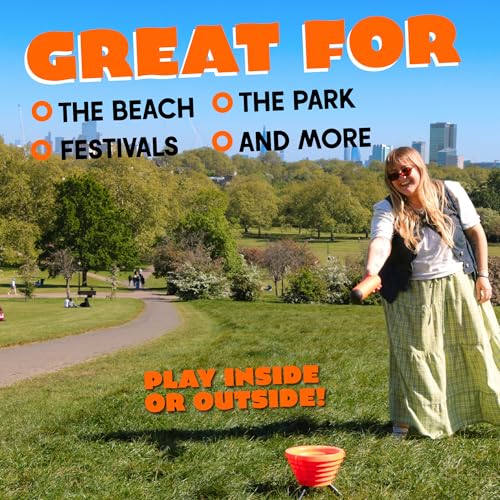 Noodle Flip: Ultimate Toss Game for The Beach or Yard | No Sweat Action Game | Fun for Adults, Kids and Groups | Age 8+, for 2+ Players