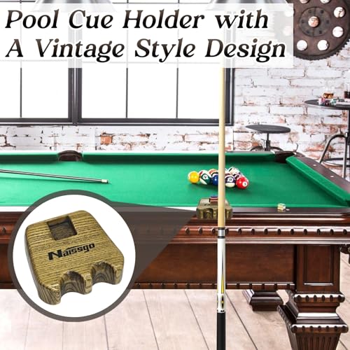 Cue Rest Cue Stick Holder Pool Cue Holder - style: Wood-2 Holes