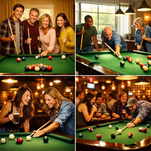 Black Billiards 9 Ball Diamond Pool Table Ball Rack, Plastic 9-Ball Pool Table Triangle Rack for Standard 2-1/4" Pool Balls, Pool Table Accessories for Home Game Room