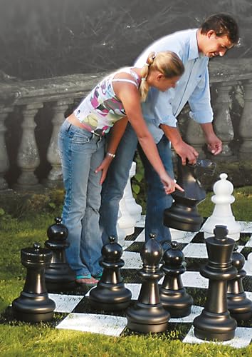 Kettler Giant Chess Pieces Complete Set with 25 Inches Tall King - White and Black