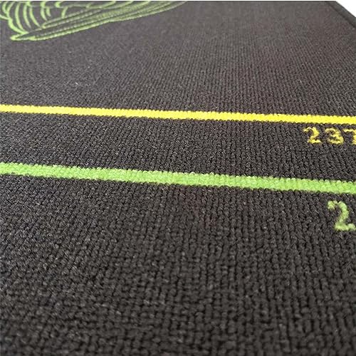 OVARIA Rubber Dart Mat - Professional Dart Floor Carpet, 116 X 27.5in 3 Distance with Throwing Lines, Non-Slip Design for Home Pub Club