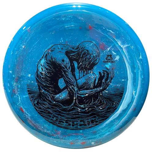 DOOMSDAY DISCS Despair | Straight-Flying Accurate Disc Golf Midrange | Firm Shockwave Plastic - color: Blue