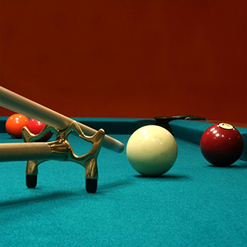 Pool Table Accessory 32 Piece Kit- Billiards Balls, Cues, Stick Repair, Roman Rack, Table Brush, Table Cover, Tally Bottle by Trademark Gameroom