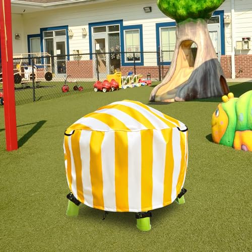 Water Table Cover Spiralin' Seas Waterpark Play Outdoor Sand Water Table Cover 34X34X18 inch-Yellow - color: Yellow