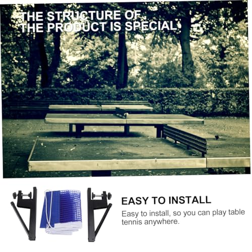 VANZACK Table Tennis Accessory Portable Pong Net Frame Simple Assembly for Home and Outdoor Use