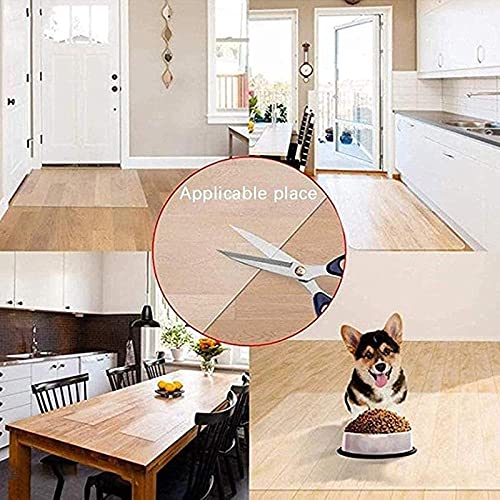Clear PVC Table Cover - Waterproof, Oilproof, Easy to Clean Wipeable Protector for Kitchen, Dining, Coffee Tables - 2mm Thick, 100x110cm Size, Durable and Stylish