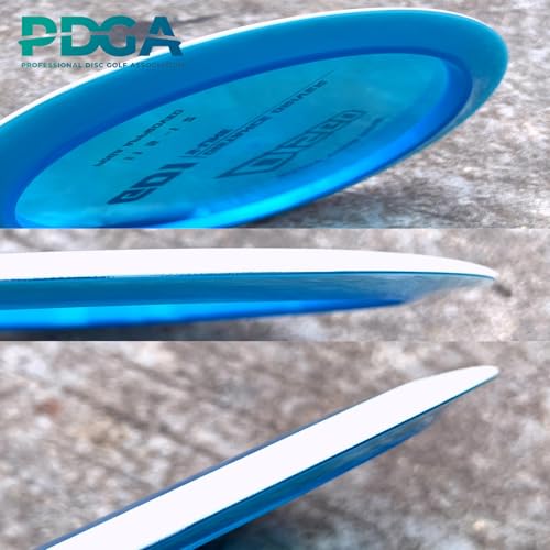 DISGO Disc Golf Disc Set- 170-178g Glow-in-The-Dark Disc | Putter, Midrange, and Driver | Professional Golf Discs for Outdoor Games & Competition PDGA Approved - color: CR SET