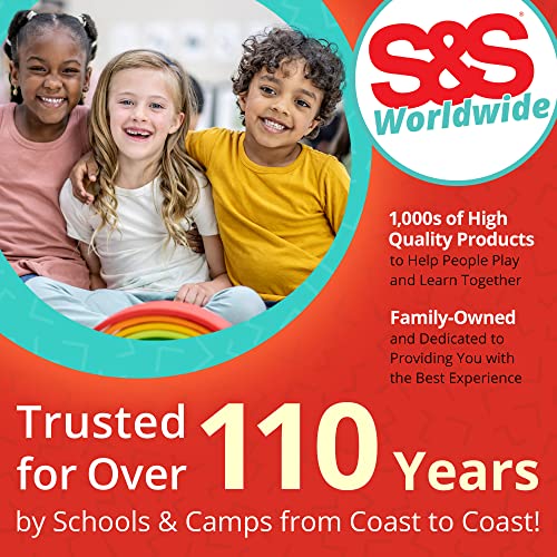 S&S Worldwide Jumbo Foam Tic-Tac-Toe. Connect Tiles to Create Huge 36" Sqaure Board Version of Classic Game. Includes 9 Board Tiles, 5 X's and 5 O's. Portable Fun for Kids and Adults.