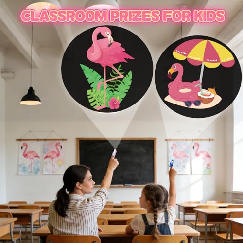 36 Pack Summer Flamingo Party Favors LED Finger Lights, Glow in The Dark Finger Flashlights for Kids Birthday Party Goodie Bag Stuffers, Tropical Themed Party Supplies - style: Flamingo