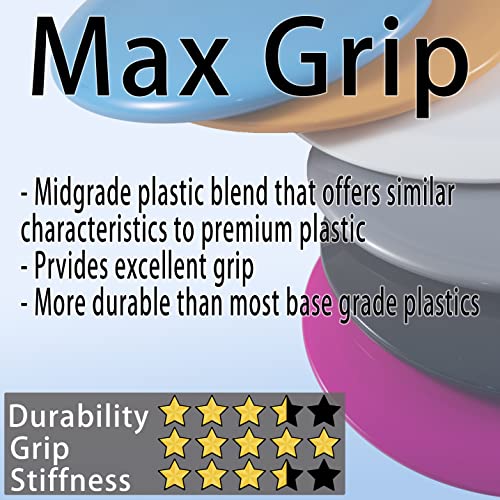 Divergent Discs Basilisk Long Range Disc Golf Driver for Beginners | Easy-to-Throw Max Grip Plastic - color: Yellow