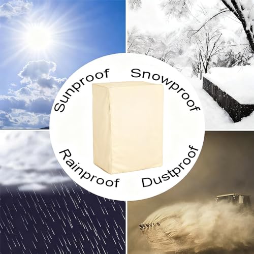 Basketball Arcade Game Cover Beige Foldable Dual Shot Electronic Basketball Shooting Machine Cover Waterproof Basketball Arcade Hoop Game Covers for Indoor Outdoor
