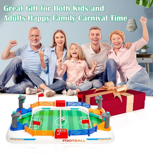 Mini Soccer Board Game for Kids: Foosball Table Toys for 3 4 5 6 7 8-12 Year Old Kids - Pinball Interactive Sports Game Age 3+ Indoor Home Party - Gift for Boys Girls Birthday Christmas Grandkids