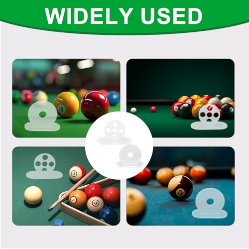 2 Pcs Billiard Cue Stroke Trainer, 5-Hole and Single-Hole Acrylic Pool Training Aids, Cueing Practice Tool for Beginners Professionals, Billiards Pool Helper Table Accessories