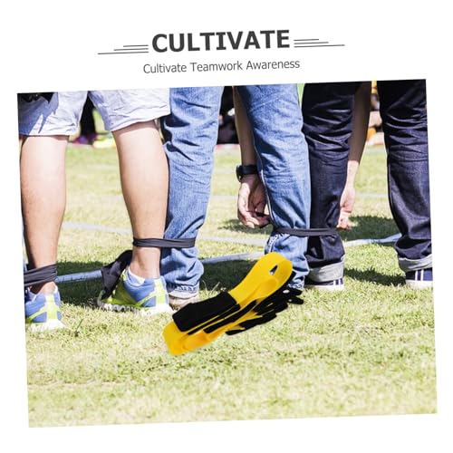 Yardwe 2Pcs Giant Footsteps Bands for Team Building Outdoor Relay Race Game for Adults Interactive Carnival Fun for Family Gatherings Skill Development Activities