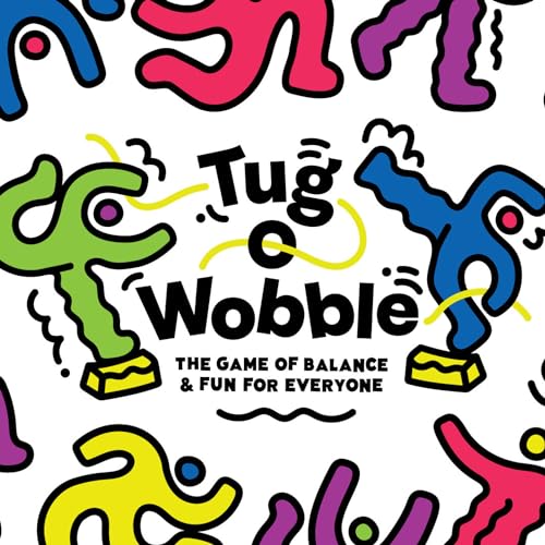 TUG O' WOBBLE: The Ultimate Balancing Outdoor and Indoor Game, Fun for Everyone, Lawn Game for The Backyard, Park, or Yard with Carrying Bag, Family Friendly Gift