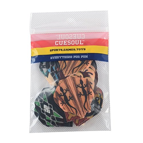 CUESOUL 10/15 Set Unique Design Slim Dart Flights Wholesale for Steel Tip Dart and Soft Tip Darts - color: Standard Shape-30pcs