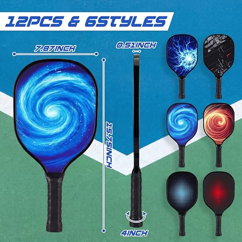 Wood Paddleball Racket Set PE Equipment for Elementary School Paddle Ball Racket with Non Slip Grip Physical Education Class Equipment for Men Women - size: Sky