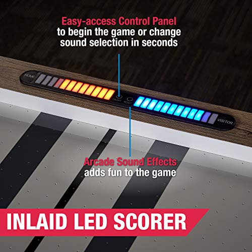MD Sports Air Hockey Table with Arcade Electronic Scorer, Perfect for Family Game Rooms - style: 7' - Hinsdale