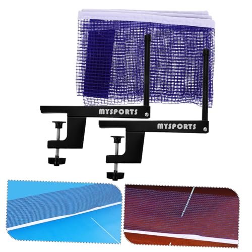 Retractable Pong Net Table Tennis Net and Post Set for Table Tennis Strap