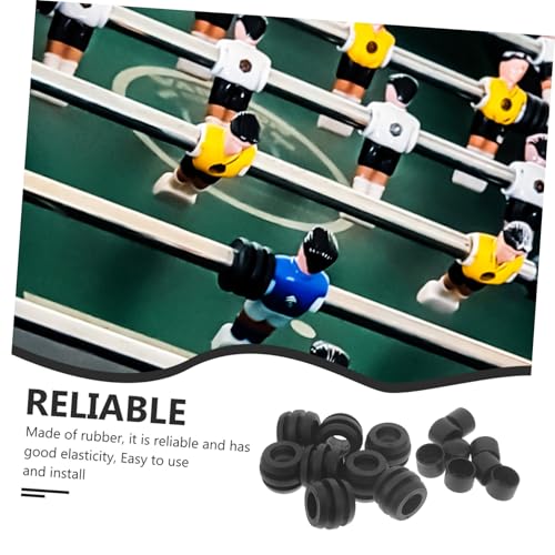 Abaodam 32pcs Foosball Bearings Bushings for Smooth Replacement Parts for Table Football Rods Essential Accessory for Foosball Fun Games
