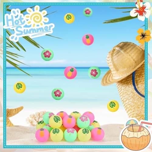 Soulchen 24 Pcs Table Tennis Balls Bulk 40mm Novelty Fun Table Tennis Balls Accessories for Gift Party - style: Pineapple