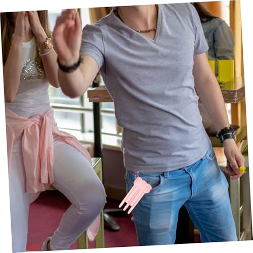 LIOOBO Portable Dart Container Hard Case Zipper Sturdy Plastic for Storage Carry - color: Pink