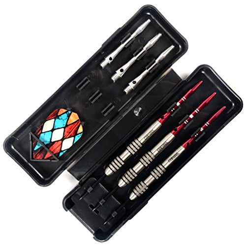 CUESOUL 22/24/26 Grams Tungsten Steel Tip Darts Set 95% Tungsten - color: 24 Grams