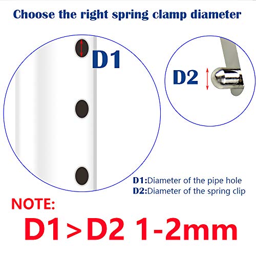 Lifting Fixed Pinball Clip Lock Scooter Bracket Spring Repair Tools Part for 2-3-4-Wheel Kick Scooters Micro Mini Lightweight Scooter (Solid-9 * 11mm)