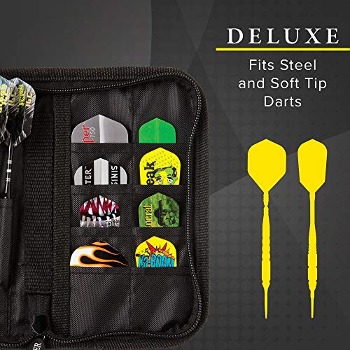 Casemaster Deluxe 6 Dart Nylon Storage/Travel Case - color: Black