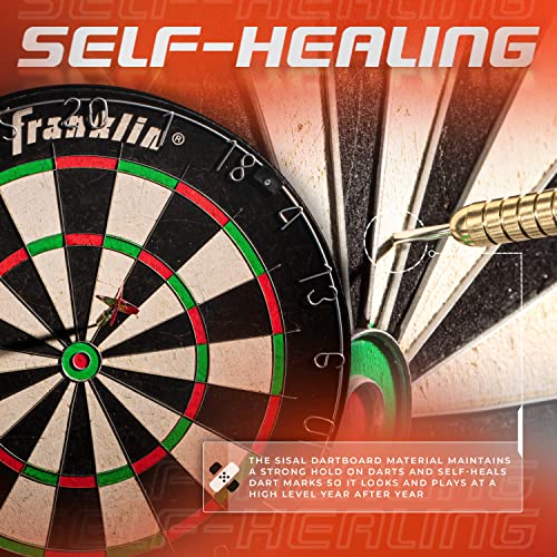 Franklin Sports Professional Dartboard - 18" Regulation Size - style: Pro Bristle Blade Dartboard