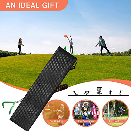 Disc Golf Retriever, Multifunctional Telescopic Accessory Extends to 10 ft with Easy Carry Bag, Starter Kits with Premium Accessories