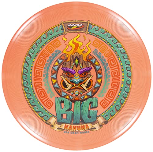 Innova Big Kahuna INNmold Beach Disc 200g – Designed to Handle High Winds, Easy to Grip Rim - color: Peach