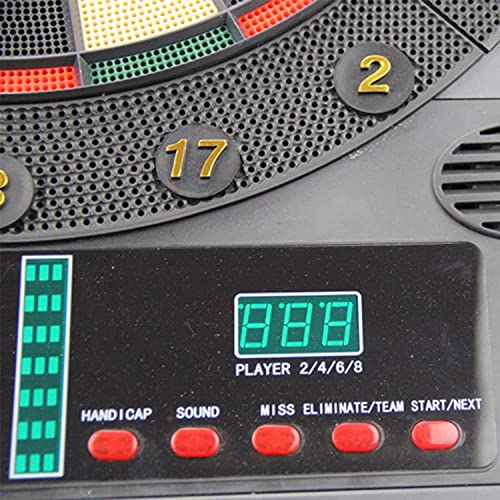 Electronic Dart Board Cabinet Set, with Integrated Scoreboard, Dart Storage for 12 Darts, Professional Darts Machine for Adults