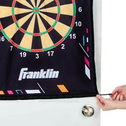 Franklin Sports MLB and NFL Target Toss Game - Kids Over The Door Mini Throwing Game - Perfect Indoor Toy for Kids - style: Darts