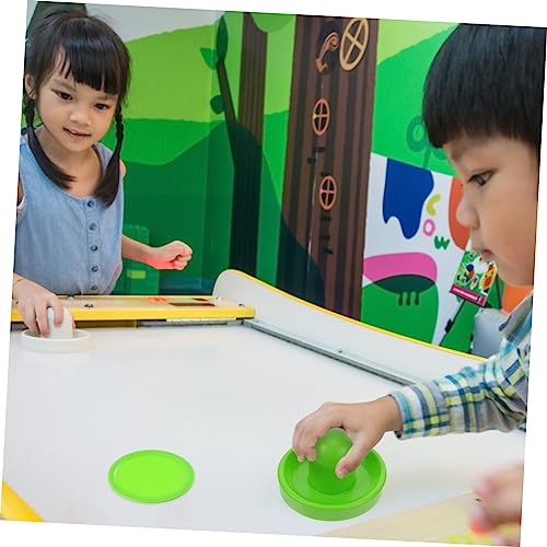 HEMOTON Tabletop Air Hockey Set Soft Hockey Pucks Paddle Replacement Kit for Boys and Girls