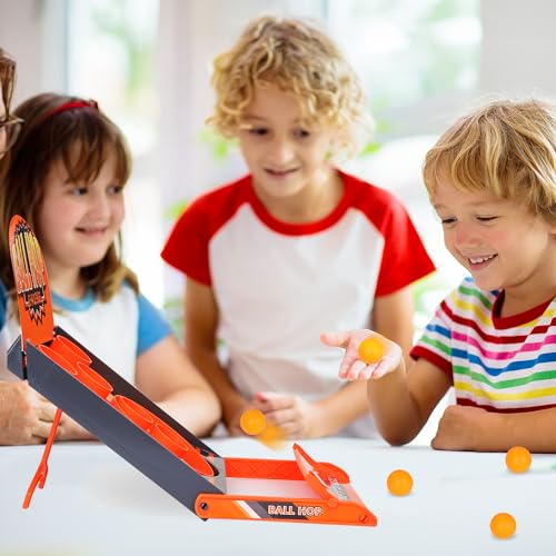 Point Games Ball Hop Game - Collapsible Arcade Games - Solo or Team Home Tabletop Game for Party Activity Birthday - Easy Setup (Small)