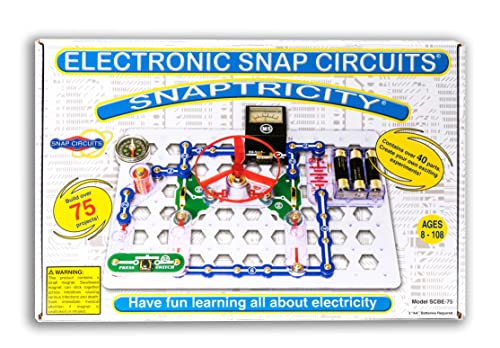 Snap Circuits Snaptricity, Electronics Exploration Kit (Stem Building), for Kids 8+ - style: Snaptricity