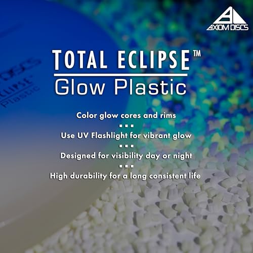 Axiom Discs Total Eclipse Glow 2.0 Lens Cap Simon Lizotte Edition Disc Golf Mini Disc (Colors May Vary)