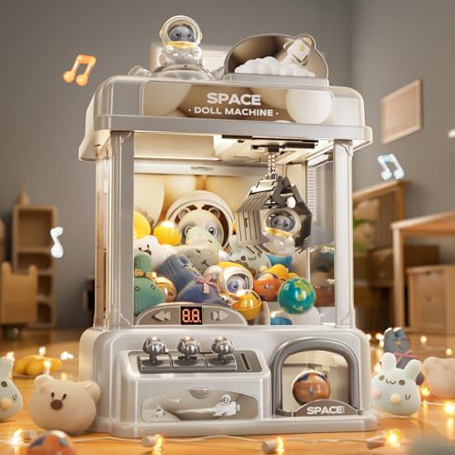 Large Claw Machine for Kids with Lights Sound, Vending Machine Toys, Electronic Prizes Dispenser Toys for Kids Age 3+, Arcade Claw Machine Game Gifts for Home Party Birthday