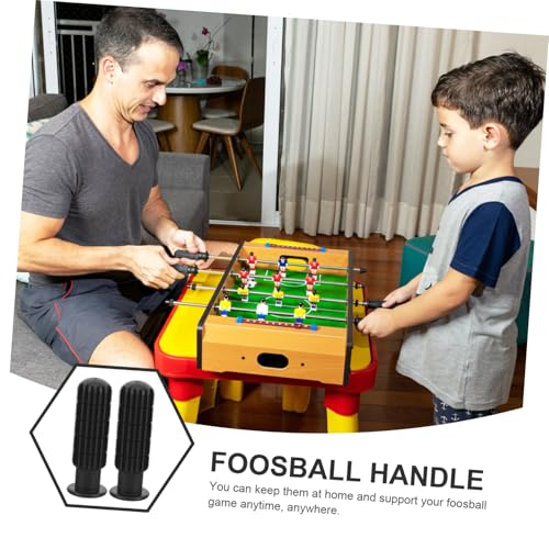 Mikinona Anti-Skid Foosball Handles PVC Table Soccer Grips Replacement for Football Machine Rods Non-Slip Comfortable Foosball Table Accessories for Stable Game Control