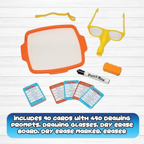Pencil Nose Board Games for Family Night - The Ultimate Drawing Game - Kids Games, Family Game, Multi-Player, Party Game - Ages 8+ - style: Pencil Nose
